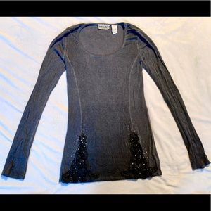 gimmick’s by BKE Lace and Sparkle Long Sleeve Top